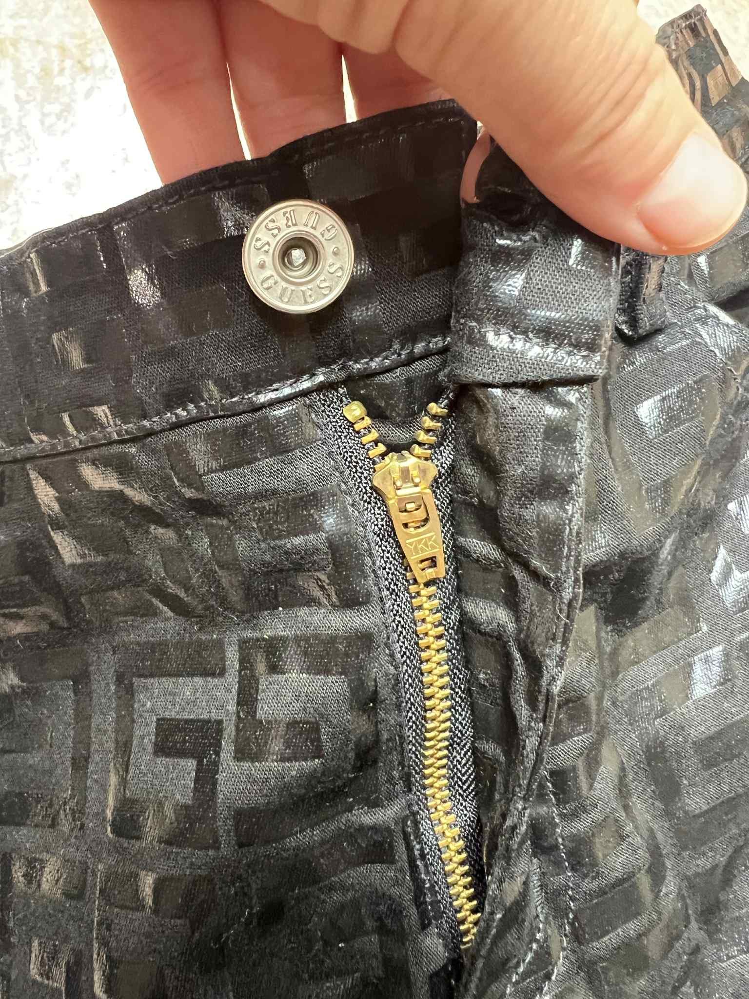 Guess Guess Jeans Glamour monogram vintage pants rare Size 27" / US 4 / IT 40 - 8 Thumbnail