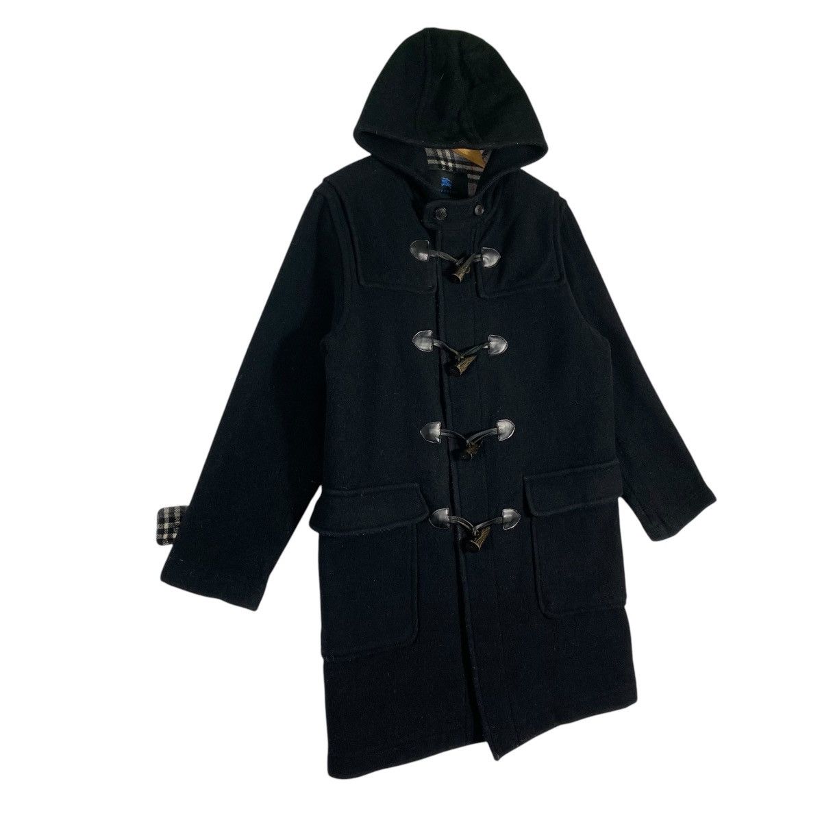 Burberry × Burberry Prorsum Vintage Burberry London Blue Label Nova Check Duffer Coat Size US M / EU 48-50 / 2 - 3 Thumbnail
