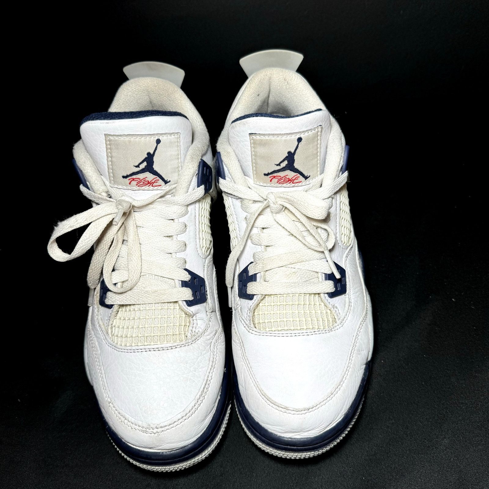 Jordan Brand × Nike Size 7 Nike Air Jordan 4 Retro GS Midnight Navy Men's Shoes Size US 7 / EU 40 - 4 Thumbnail