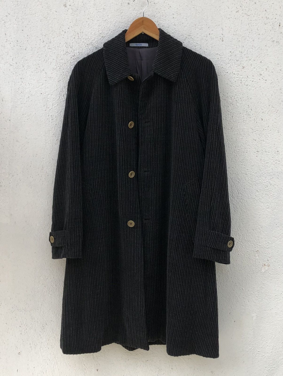 Kenzo KENZO Homme Men’s Corduroy Wool Trench Coat Made In Japan 🇯🇵 Size US M / EU 48-50 / 2 - 13 Thumbnail