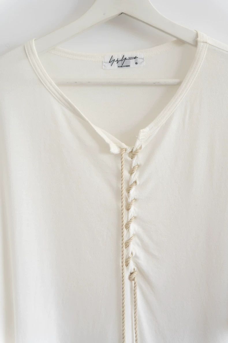 Yohji Yamamoto Yohji Yamamoto 19ss Knot Short Sleeve T-Shirt 2502-Nextarro Size US L / EU 52-54 / 3 - 4 Thumbnail