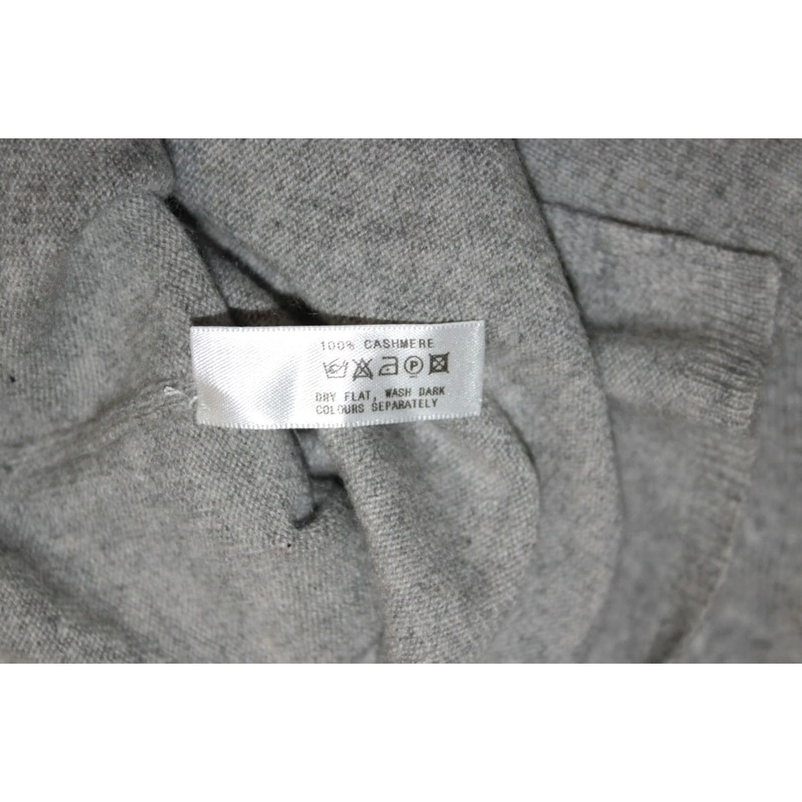 Allude Allude 100% cashmere womens grey cardigan robe wrap Size M Size M / US 6-8 / IT 42-44 - 6 Thumbnail