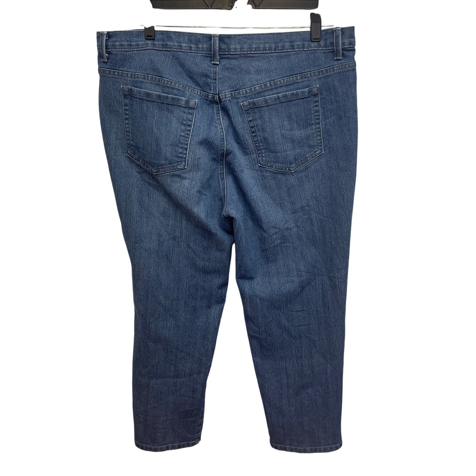 Gloria Vanderbilt Gloria Vanderbilt 18W Cotton Straight Leg Denim Jeans Size 38" / US 16 / IT 52 - 3 Thumbnail