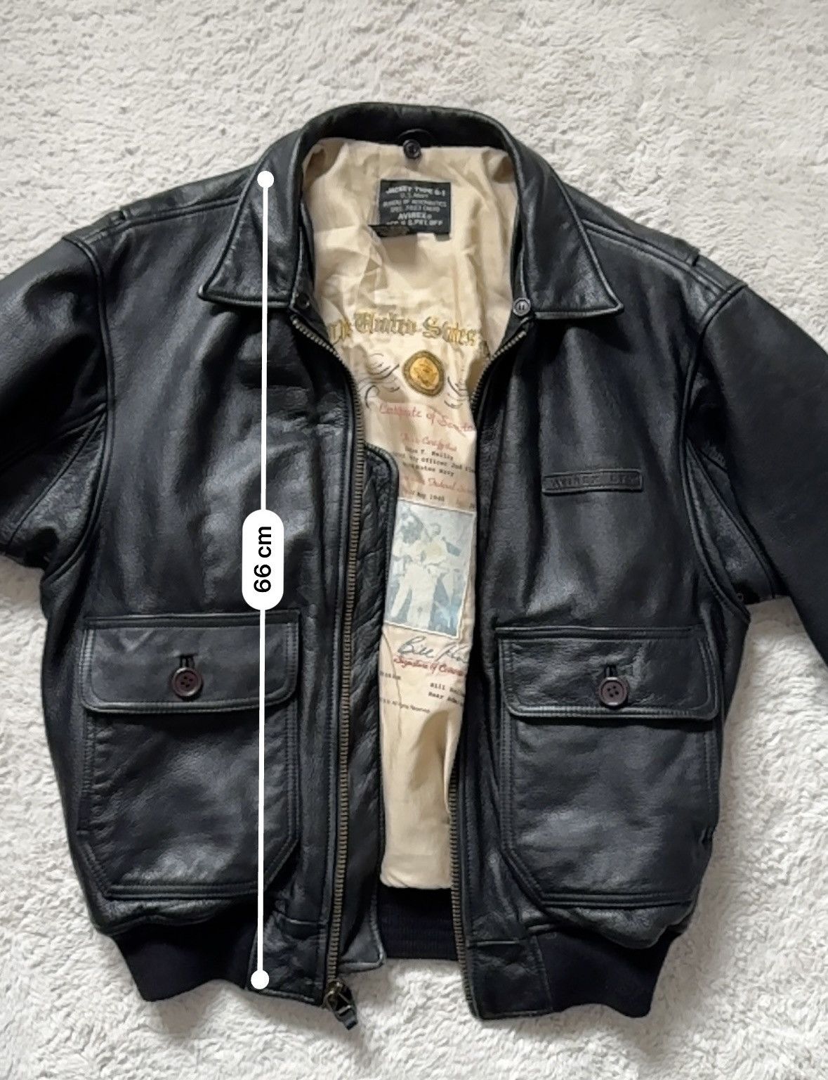 Avirex Avirex Leather Jacket Bomber Type G-1 G1 Size US M / EU 48-50 / 2 - 7 Thumbnail