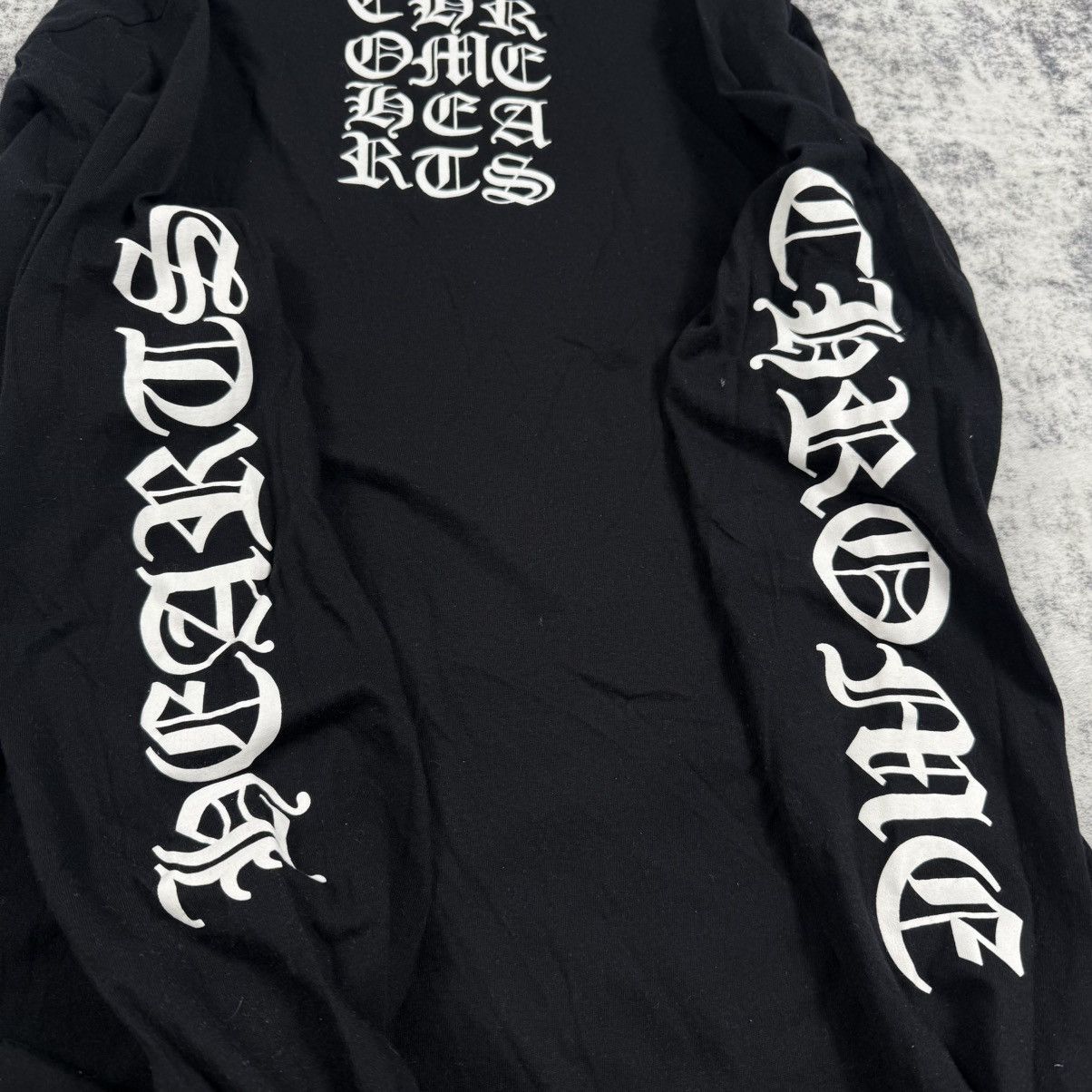 Chrome Hearts Chrome Hearts Script Logo ‘Black’ Long Sleeve Size US L / EU 52-54 / 3 - 9 Thumbnail