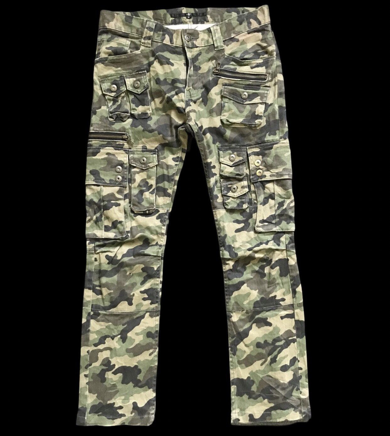 Japanese Brand CP203 NO ID Japan Punk Seditionaries Parasites Cargo Pant Size US 31 - 2 Thumbnail
