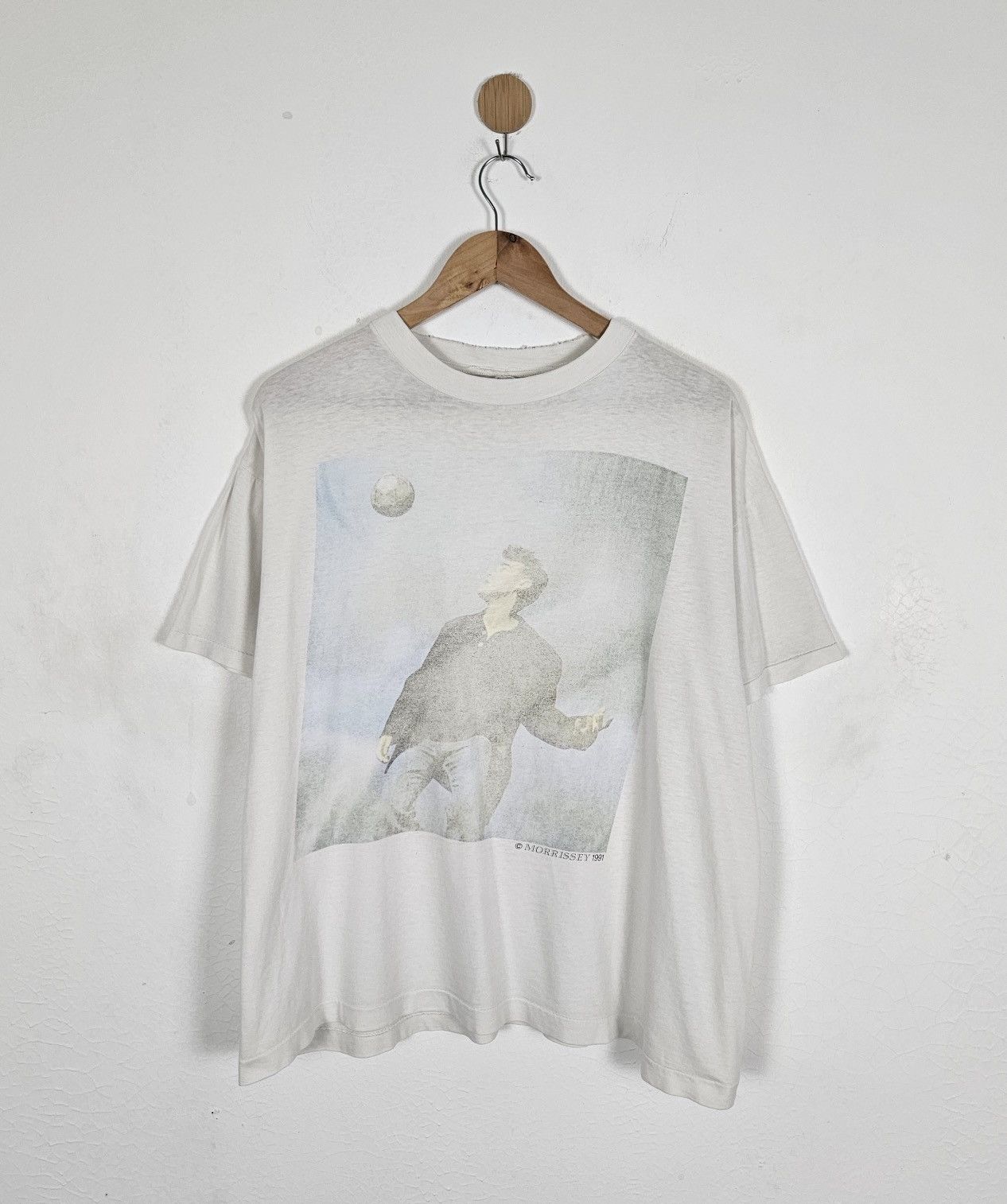 Band Tees Vintage 90s 1991 Morrissey Kill Uncle/Football tee shirt Size US L / EU 52-54 / 3 - 1 Thumbnail