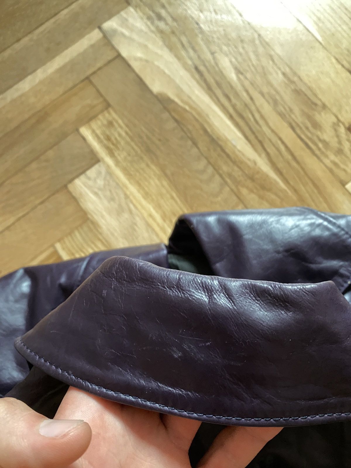 Ann Demeulemeester Archive SS01 Ann Demeulemeester Leather Distressed Blazer Size S / US 4 / IT 40 - 12 Thumbnail