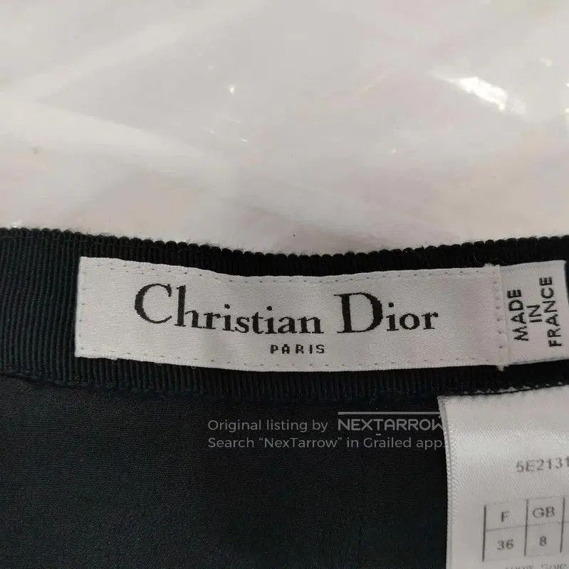 Dior Dior Black Cotton Summer Skirt . Size 23" - 3 Thumbnail