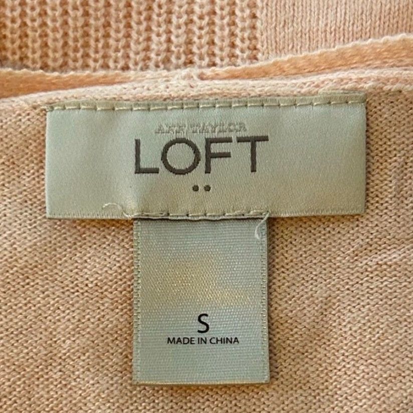Loft LOFT Ann Taylor Womens Blouse Pink Short Sleeve V-Neck Super Soft Tunic Small Size S / US 4 / IT 40 - 6 Thumbnail