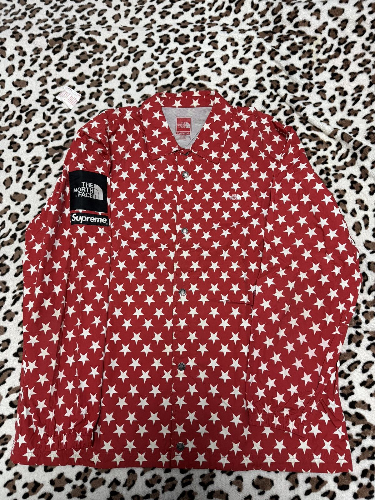 Supreme × The North Face Supreme tnf the north face 15ss red star stars coach jacket Size US XL / EU 56 / 4 - 1 Thumbnail