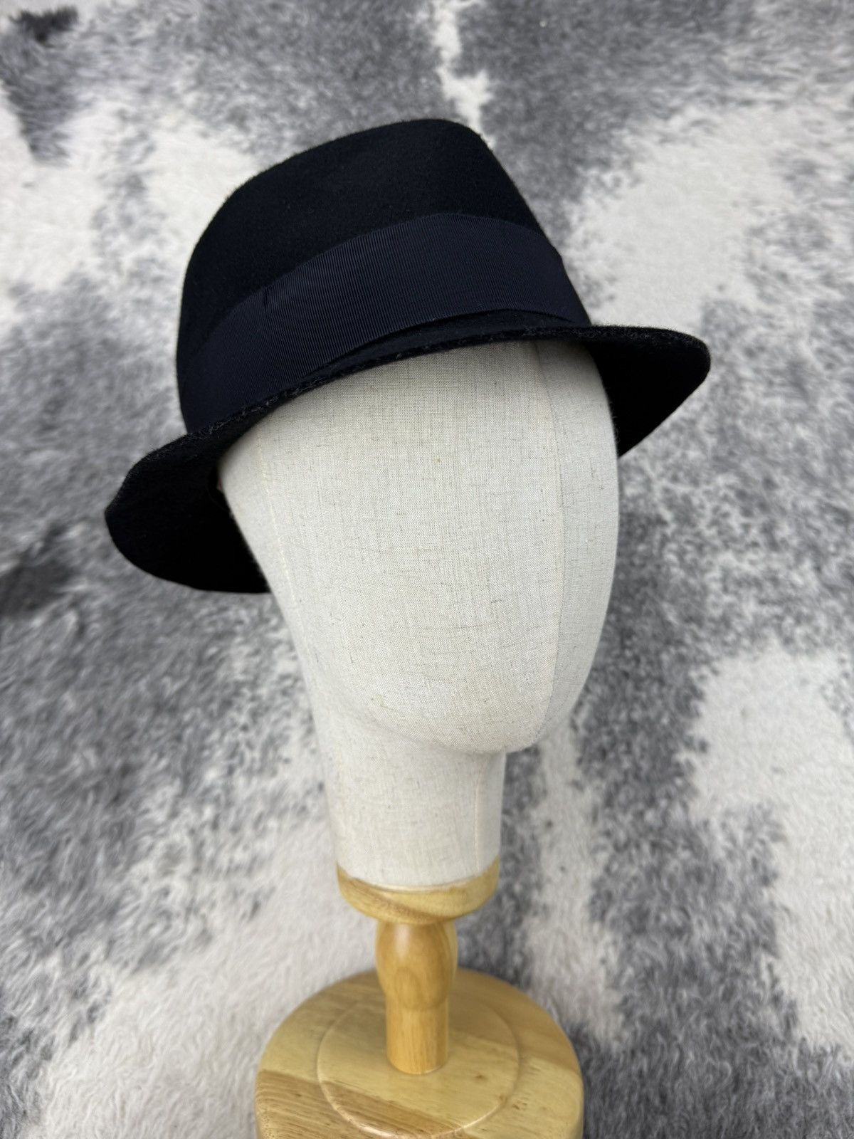 CA4LA × Japanese Brand × Orslow Iconic Ca4la Japan Map Black Fedora Wool Hat Size ONE SIZE - 2 Thumbnail