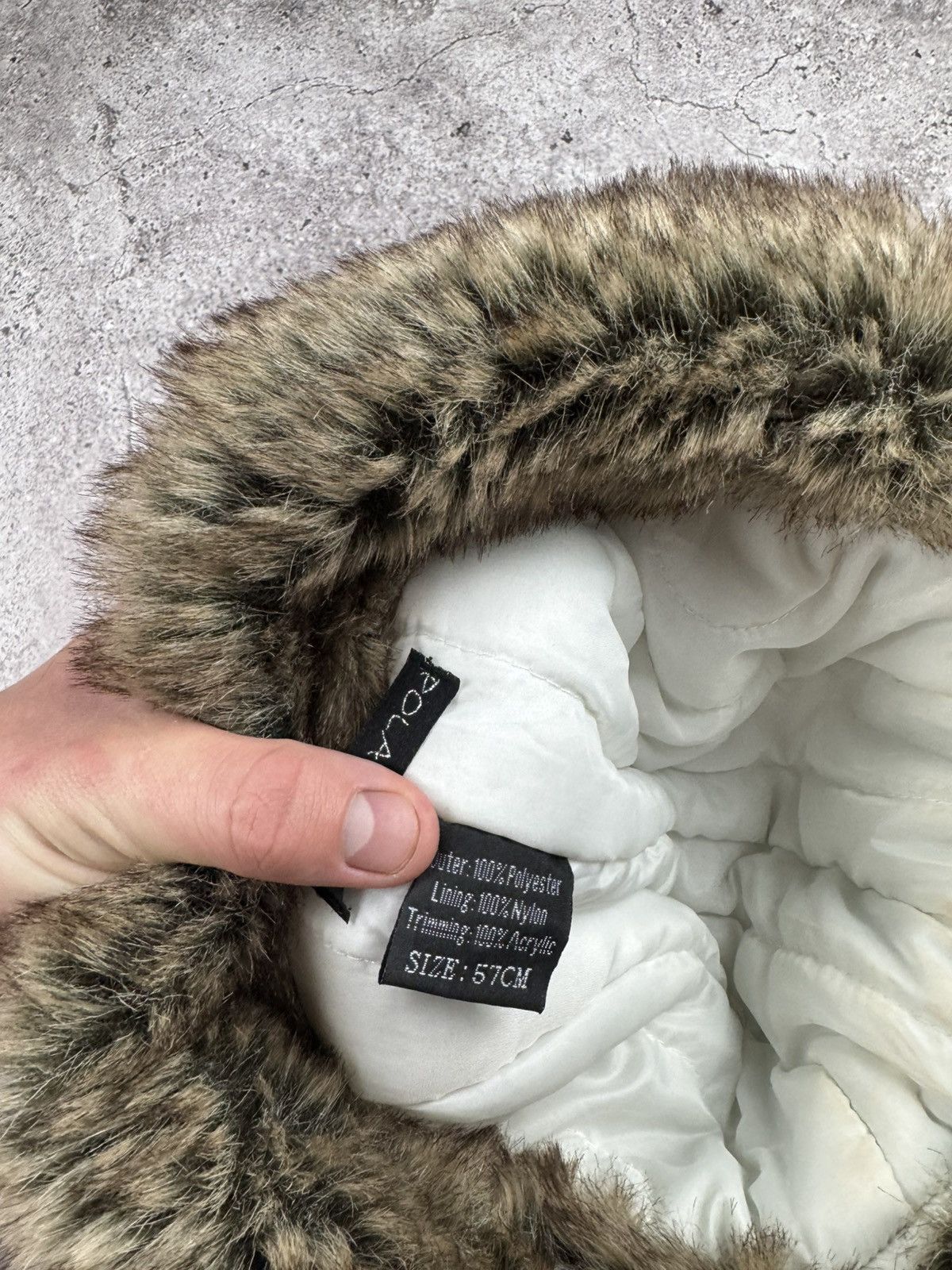 Japanese Brand Y2K Faux Fur Ushanka Vintage Fuzzy Warm Trapper Hat Size ONE SIZE - 5 Thumbnail