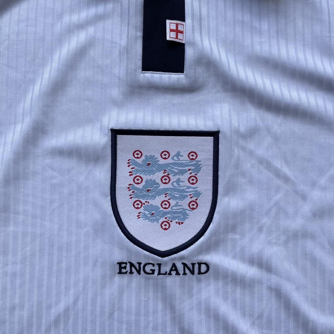 Retro Y2K England 1998 World Cup Retro Football Jersey