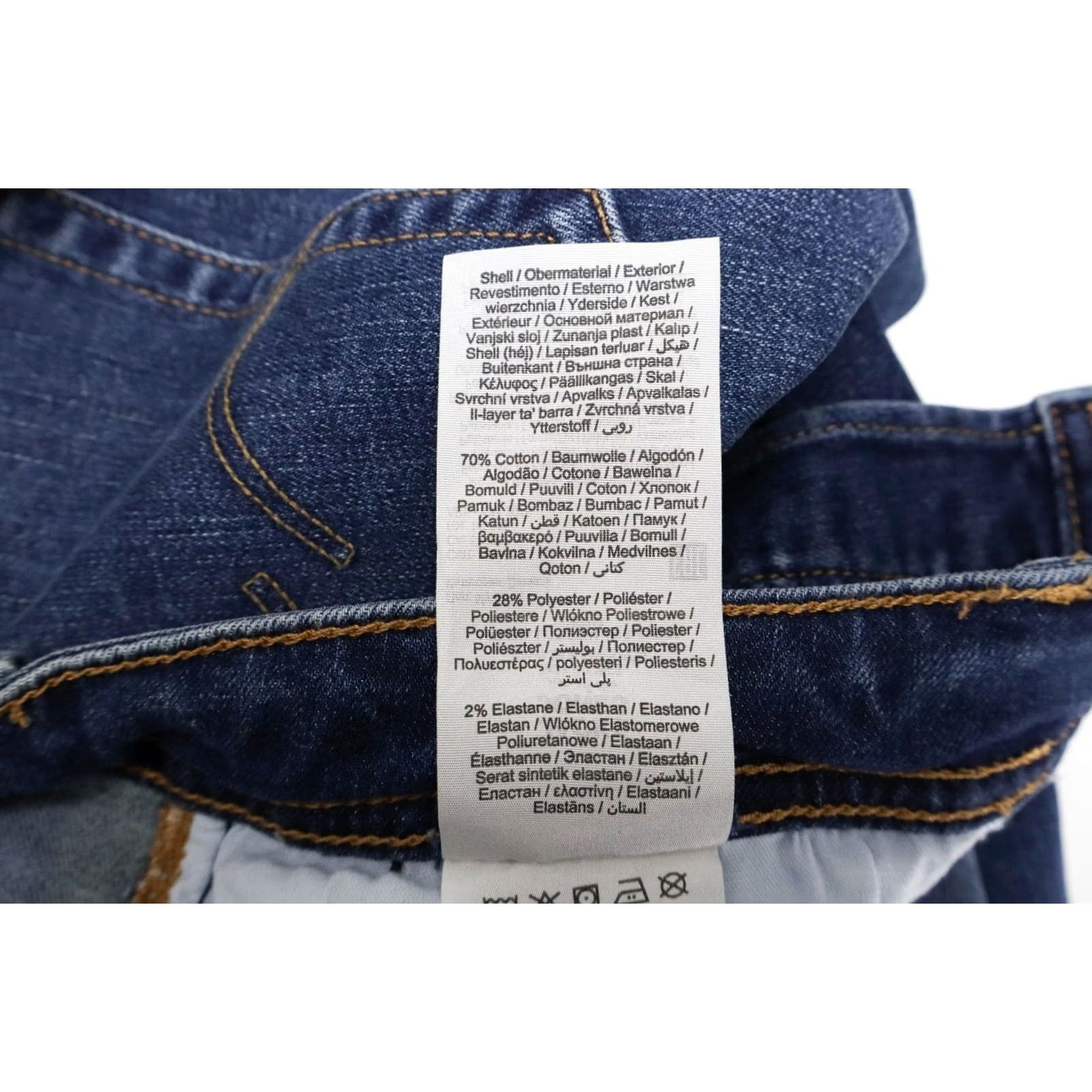 Jack & Jones JACK & JONES Slim/Glenn Jeans Men's W32/L34 Blue Slim/Glenn Jeans 5-Pocket Stretch Zip Fly Denim Size US 32 / EU 48 - 7 Thumbnail
