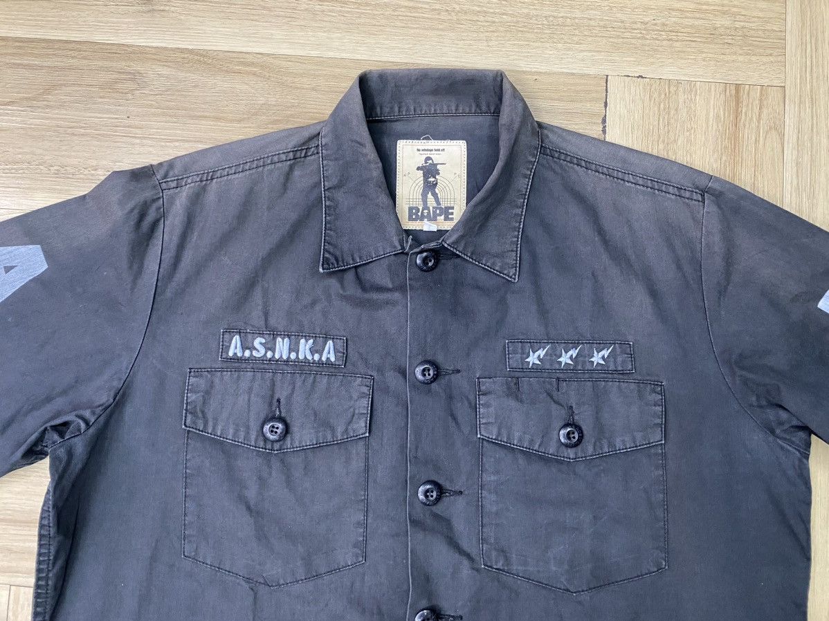 Vintage Bathing Ape Bape sunfaded military design