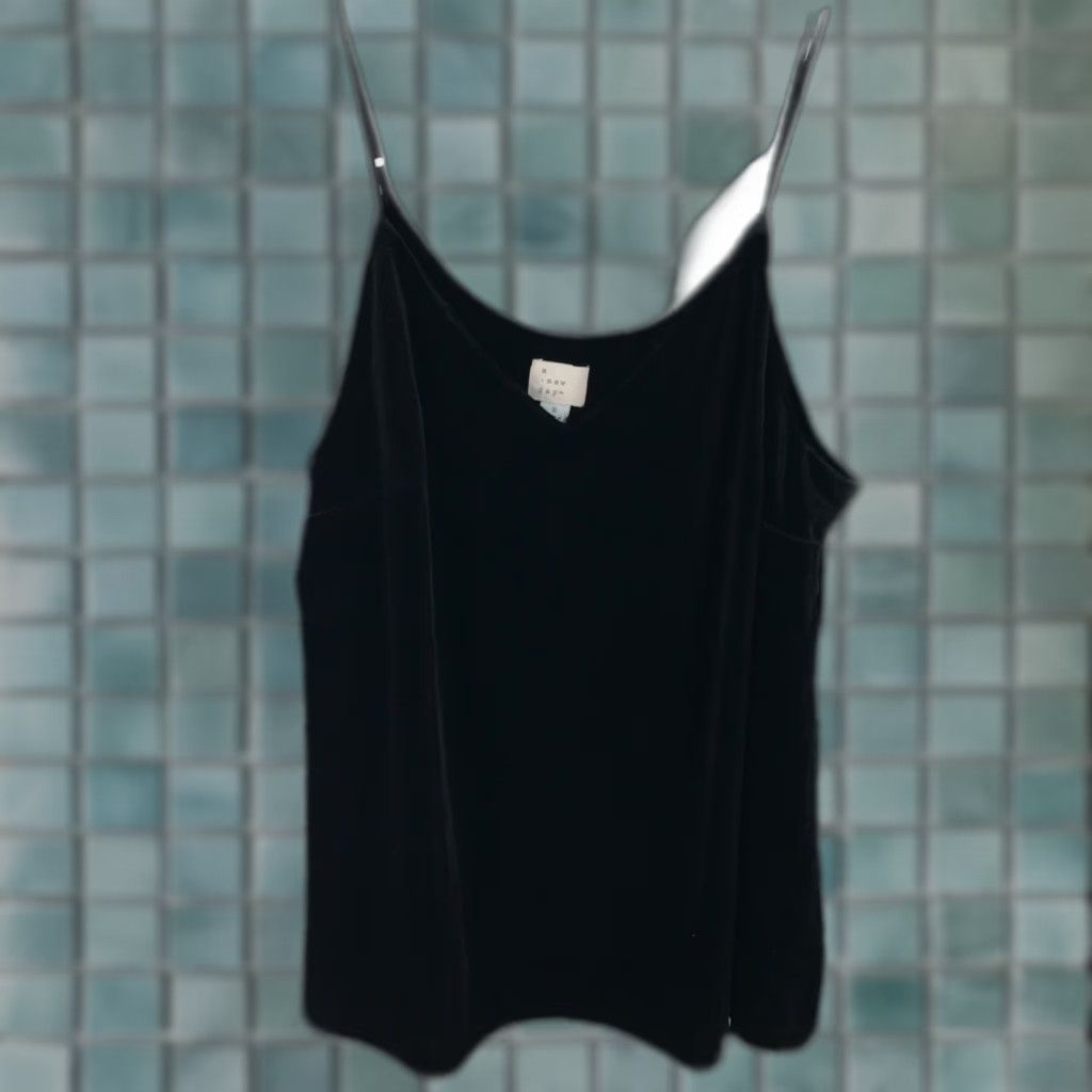 Vintage A New Day Tank Womens Size Small Black Sleeveless Top Casual Size S / US 4 / IT 40 - 1 Thumbnail