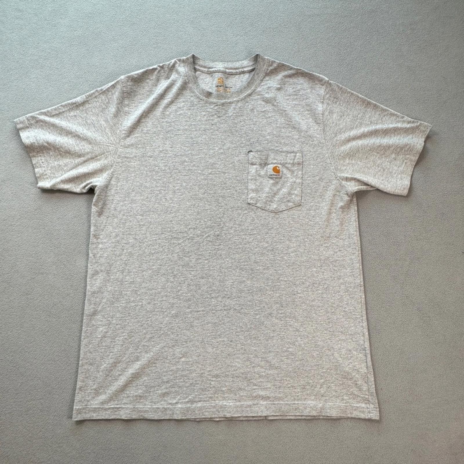 Carhartt Carhartt K87 T Shirt Large Mens Gray Workwear Short Sleeve Size US L / EU 52-54 / 3 - 1 Thumbnail