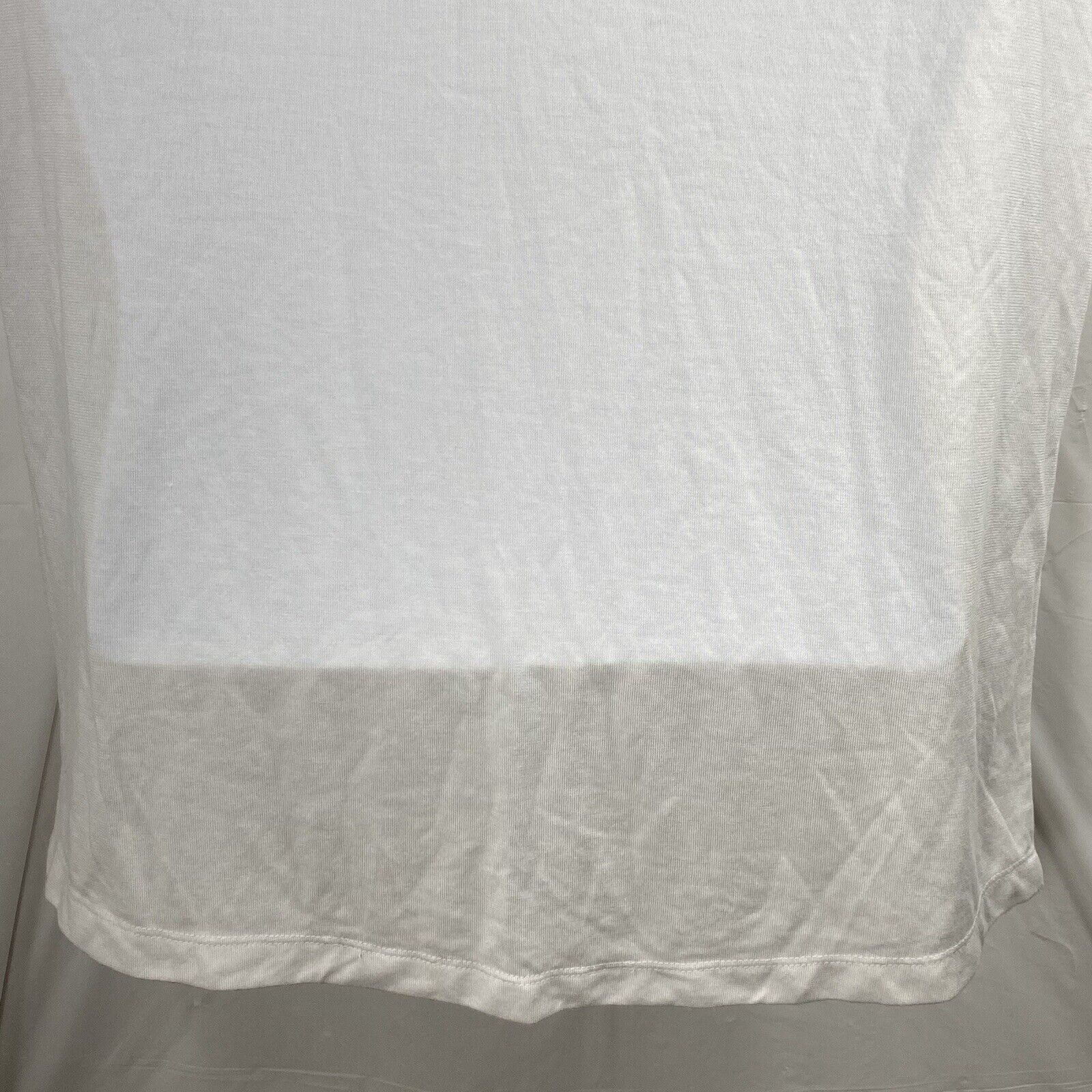 Nike Nike Medium White Graphic T Shirt Soft Stretch Modal Blend Size M / US 6-8 / IT 42-44 - 6 Thumbnail