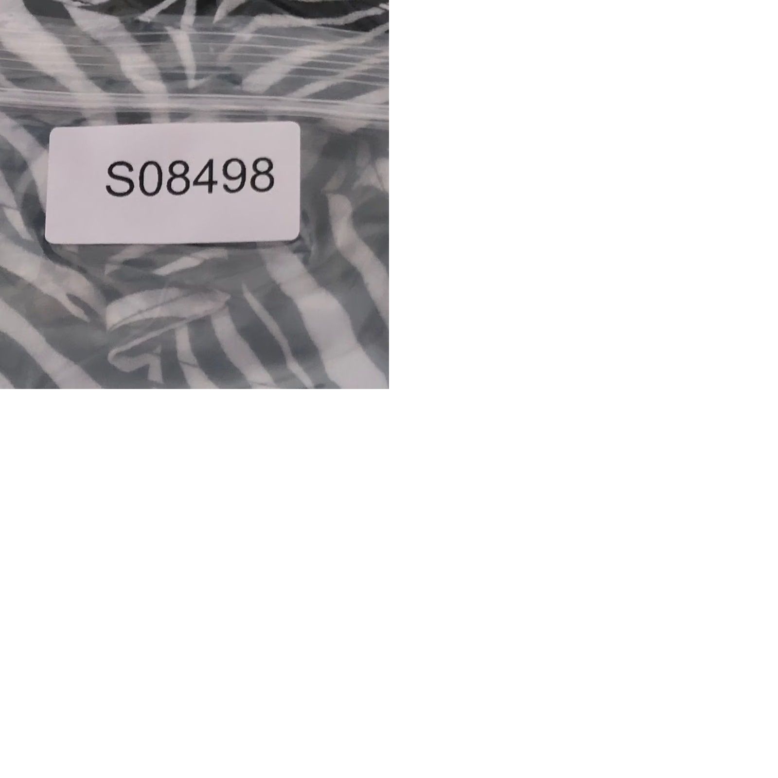 Talbots Talbots Womens Shirt Black White Zebra Button Down Long Sleeve Collared 16WP Size XXL / US 16-18 / IT 52-54 - 9 Thumbnail