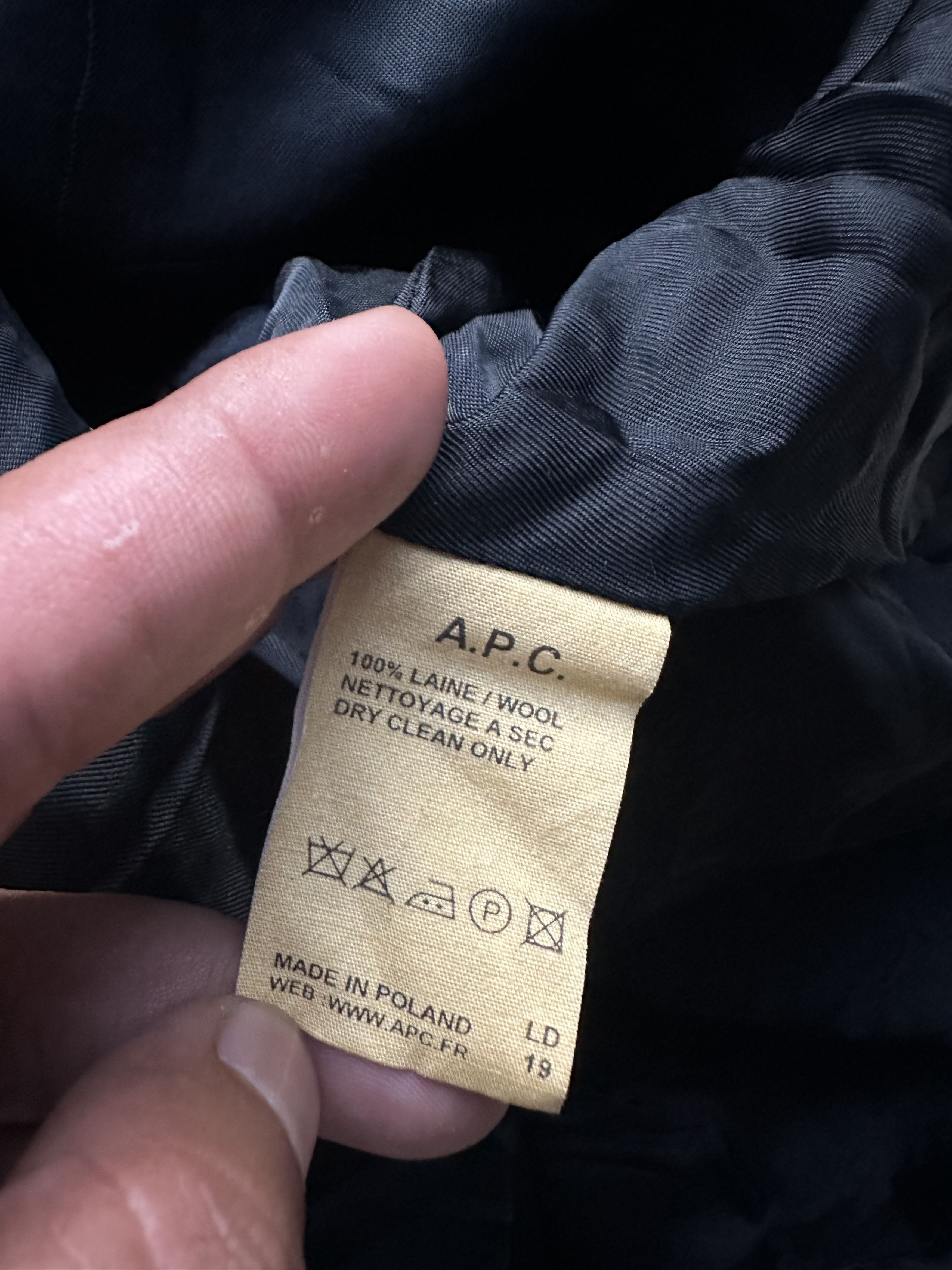 A.P.C. A.P.C Laine Wool LD 19 Poncho Toggle Capes Jacket Size US S / EU 44-46 / 1 - 9 Thumbnail