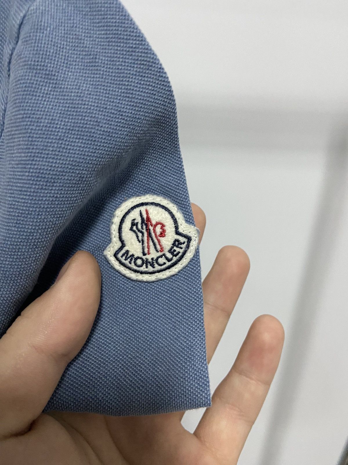 Moncler × Vintage Moncler Vintage T Shirt Polo Small Logo Luxury Size US S / EU 44-46 / 1 - 3 Thumbnail