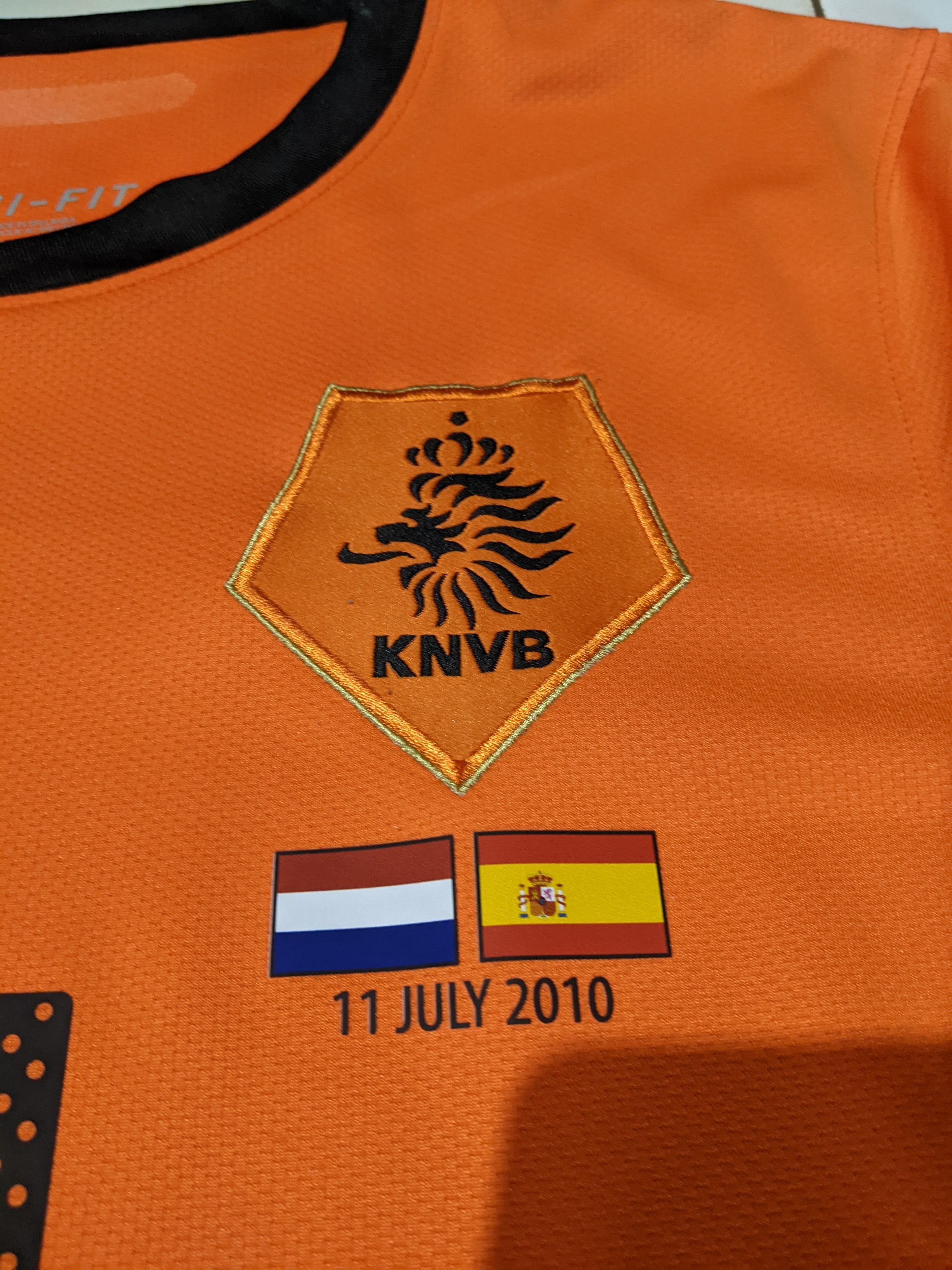 Nike Netherlands Holland World Cup 2010 Final Jersey Sneijder 10 Size US M / EU 48-50 / 2 - 5 Thumbnail