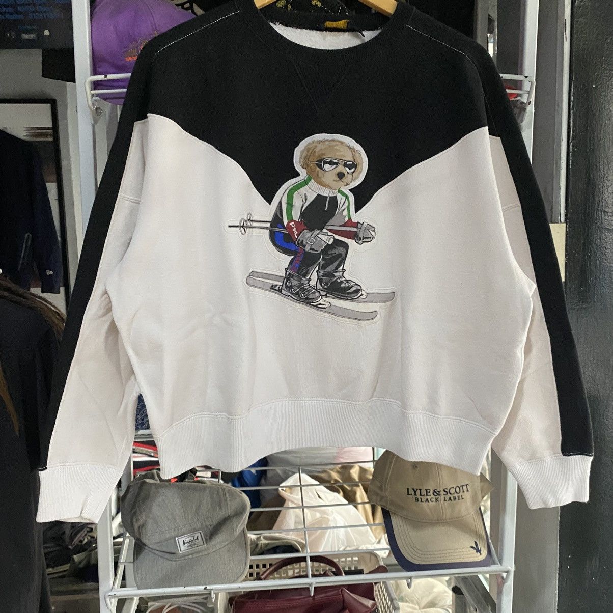 Polo Ralph Lauren Polo By Ralph Lauren Polo Bear Ski Boxy Oversize Sweatshirts Size US M / EU 48-50 / 2 - 4 Thumbnail