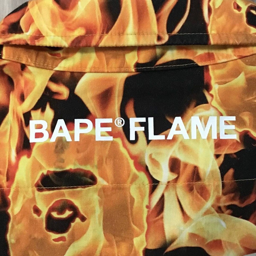 Bape BAPE FLAME short sleeve shirt a bathing ape Fire Size US M / EU 48-50 / 2 - 3 Thumbnail