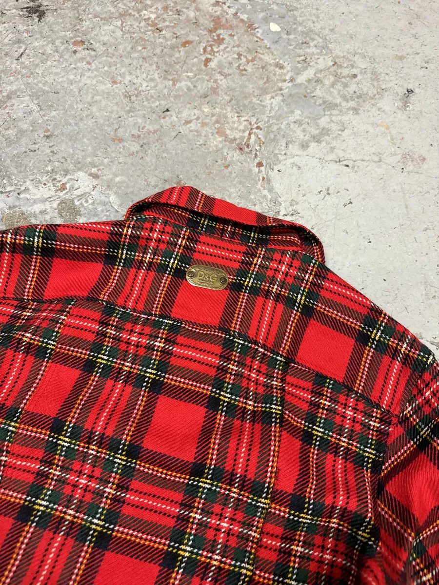 Dolce & Gabbana AW2002 Dolce & Gabbana Checkered Wool Red Shirt Size US M / EU 48-50 / 2 - 7 Thumbnail