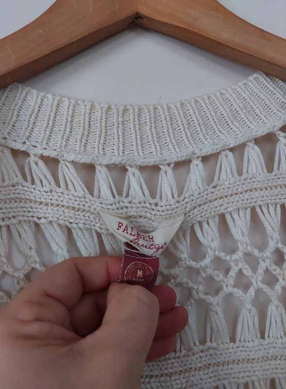 Vintage Falmer Heritage crochet cardigan M Size M / US 6-8 / IT 42-44 - 4 Thumbnail