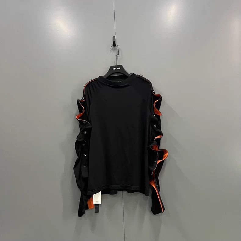 Y/Project Y/PROJECT Black Snap Button Longsleeve - dmc Size US S / EU 44-46 / 1 - 1 Thumbnail