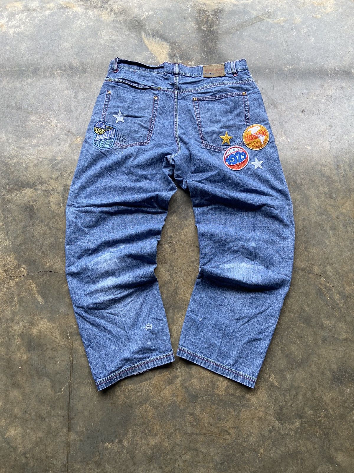 Short Jean Baggy Vintage Chams Taille 28 - Style Y2K Hip Hop, Neuf Avec étiquettes