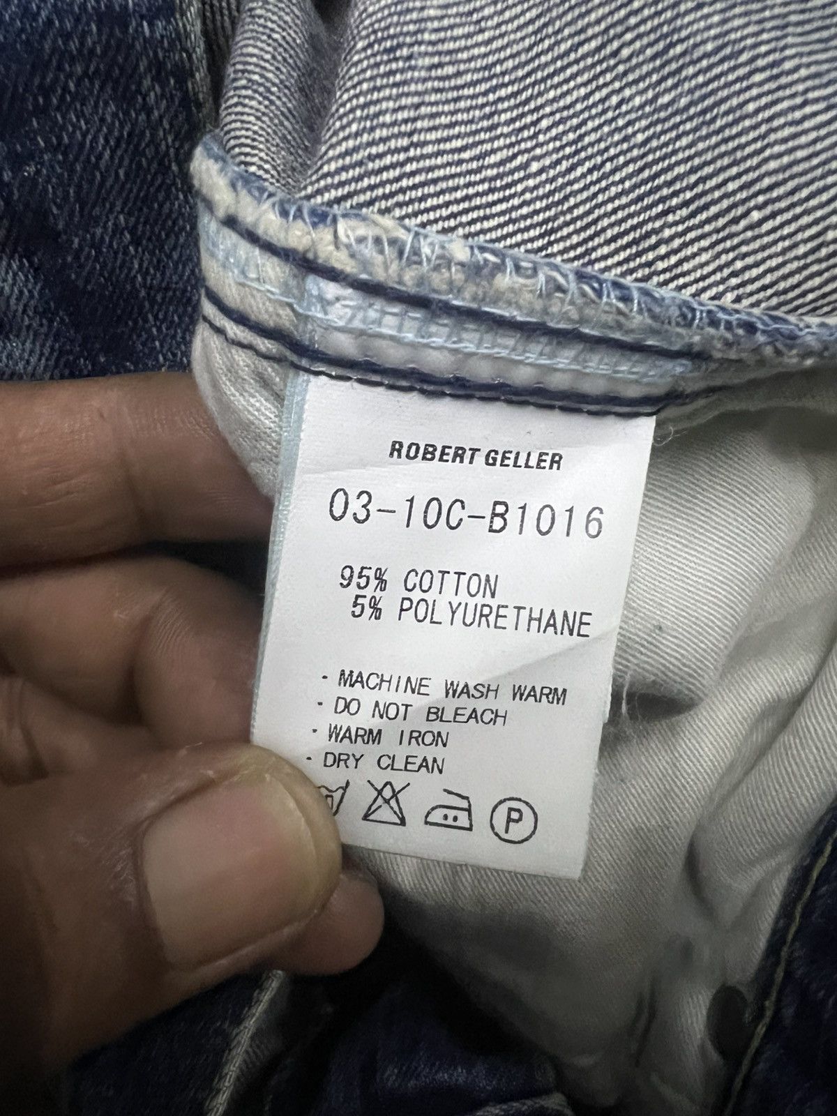Japanese Brand × Robert Geller THRASHED🔥ROBERT GALLER RIPPED DENIM PANT Size US 30 / EU 46 - 9 Thumbnail