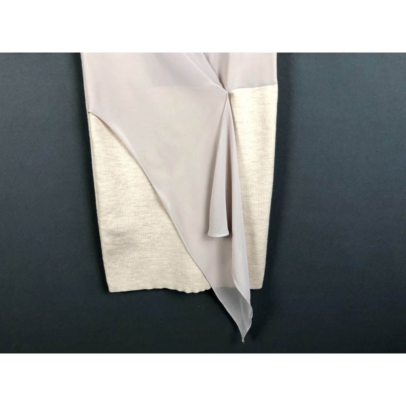 Allsaints New title: AllSaints Womens Asymmetric Layered Dress Size S Ivory Merino Wool 3/4 Sleeve Size S / US 4 / IT 40 - 6 Thumbnail