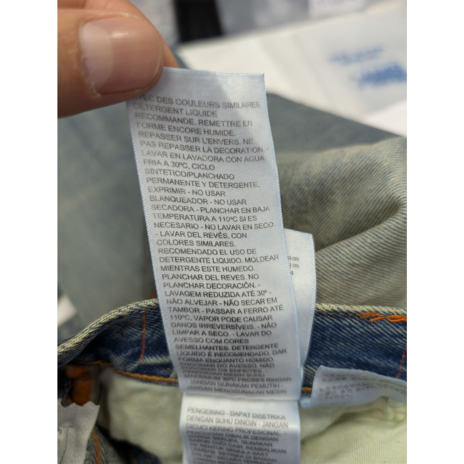 Heron Preston o1rshd1 Levi's 501 Vintage Wash Denim Jeans in Blue Size US 28 / EU 44 - 18 Thumbnail