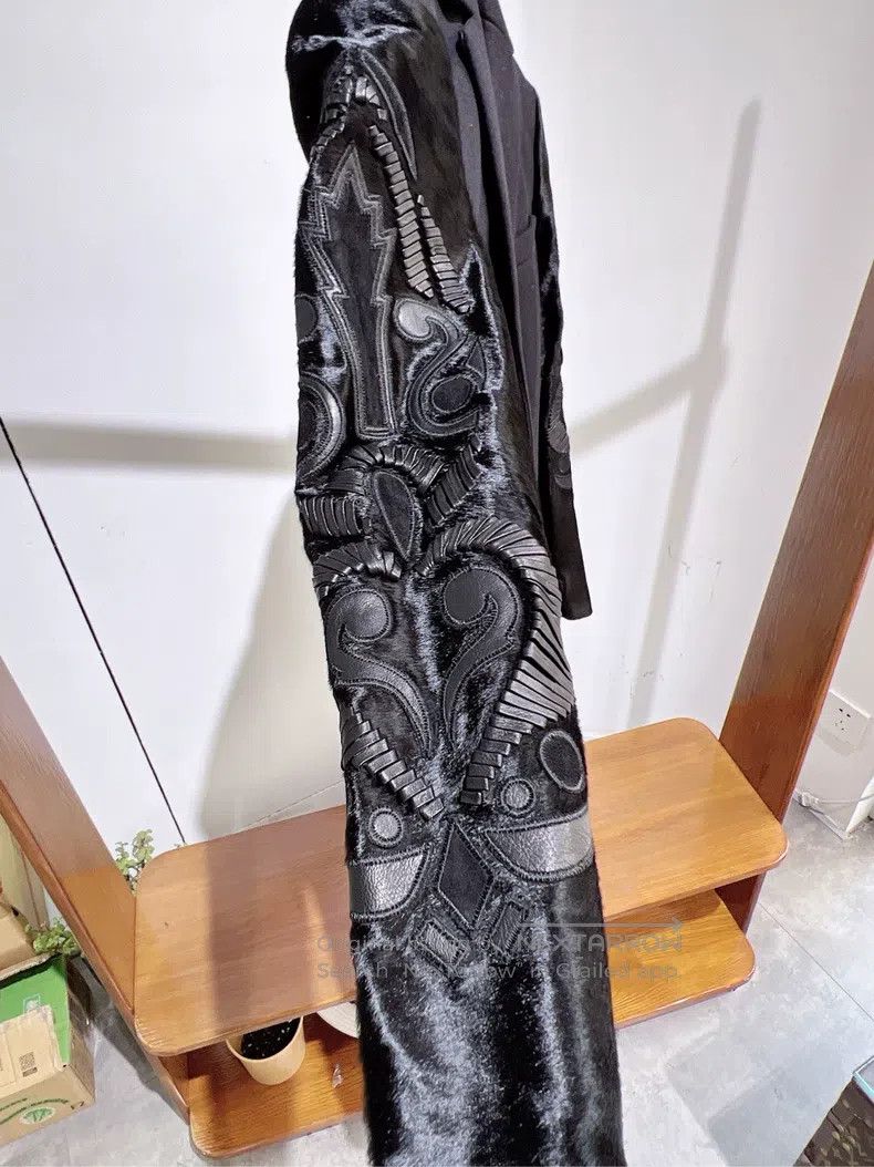 Versace Versace Black wool coat Size S / US 4 / IT 40 - 4 Thumbnail