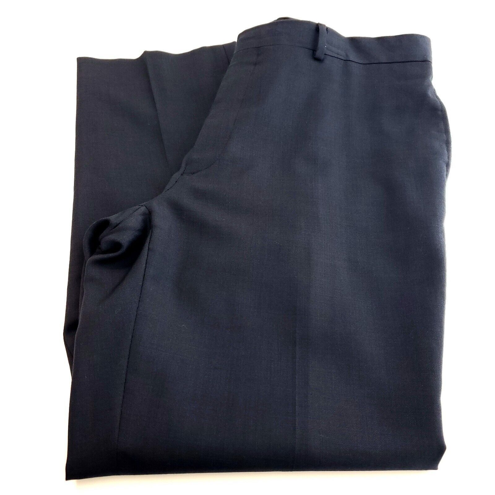 Pronto Uomo Pronto Uomo Platinum Wool 2 Button 2 Piece Suit 42S Blue 39/ Size 42S - 3 Thumbnail