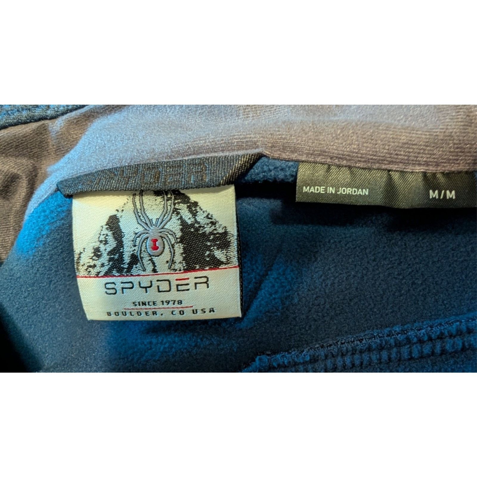 Spyder SPYDER Wengen Encore Fleece Full Zip Jacket MEDIUM Navy Size US M / EU 48-50 / 2 - 5 Thumbnail