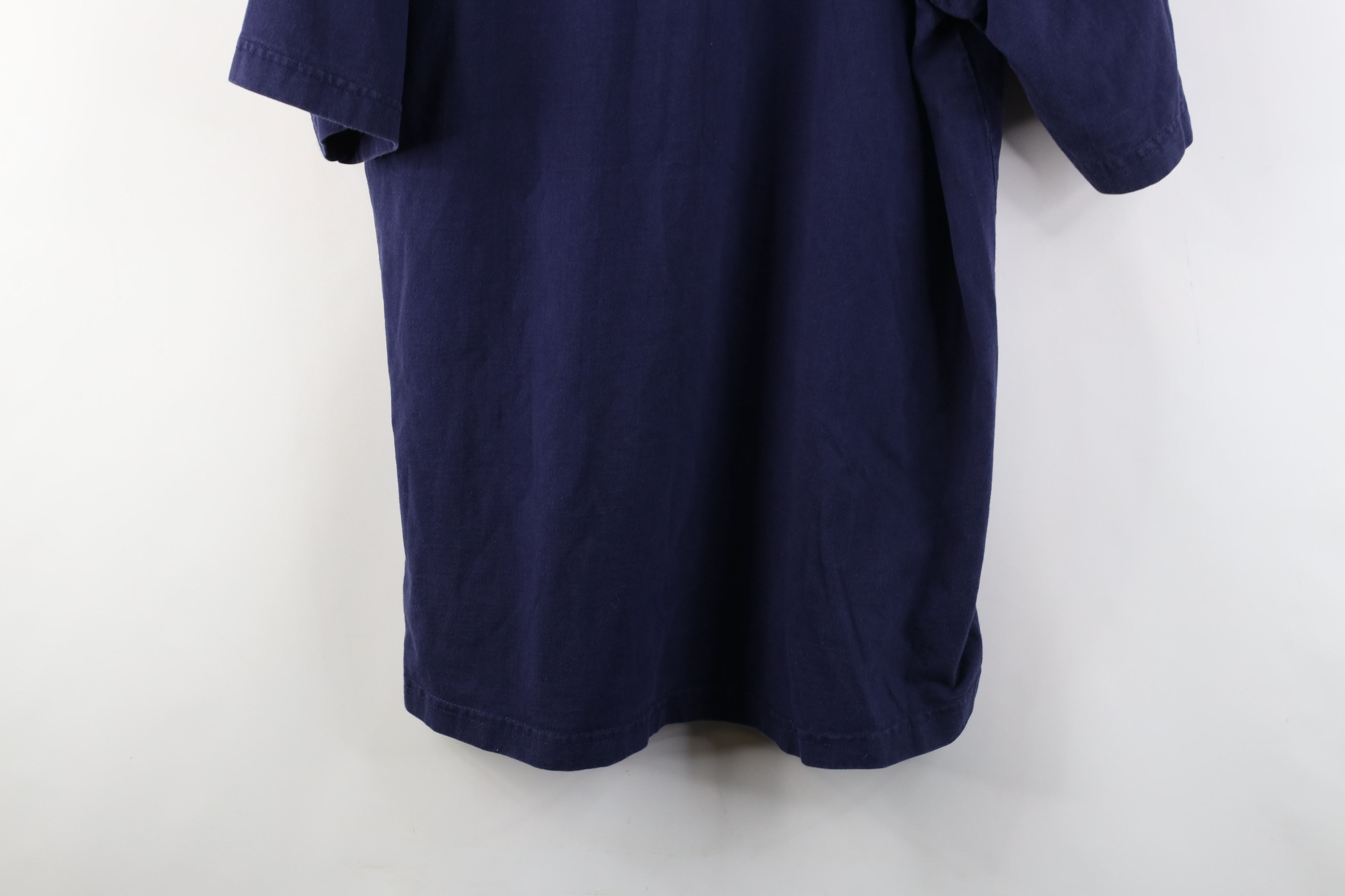 Vintage Vintage 90s University of Michigan Rugby Polo Shirt Blue Size US L / EU 52-54 / 3 - 15 Thumbnail
