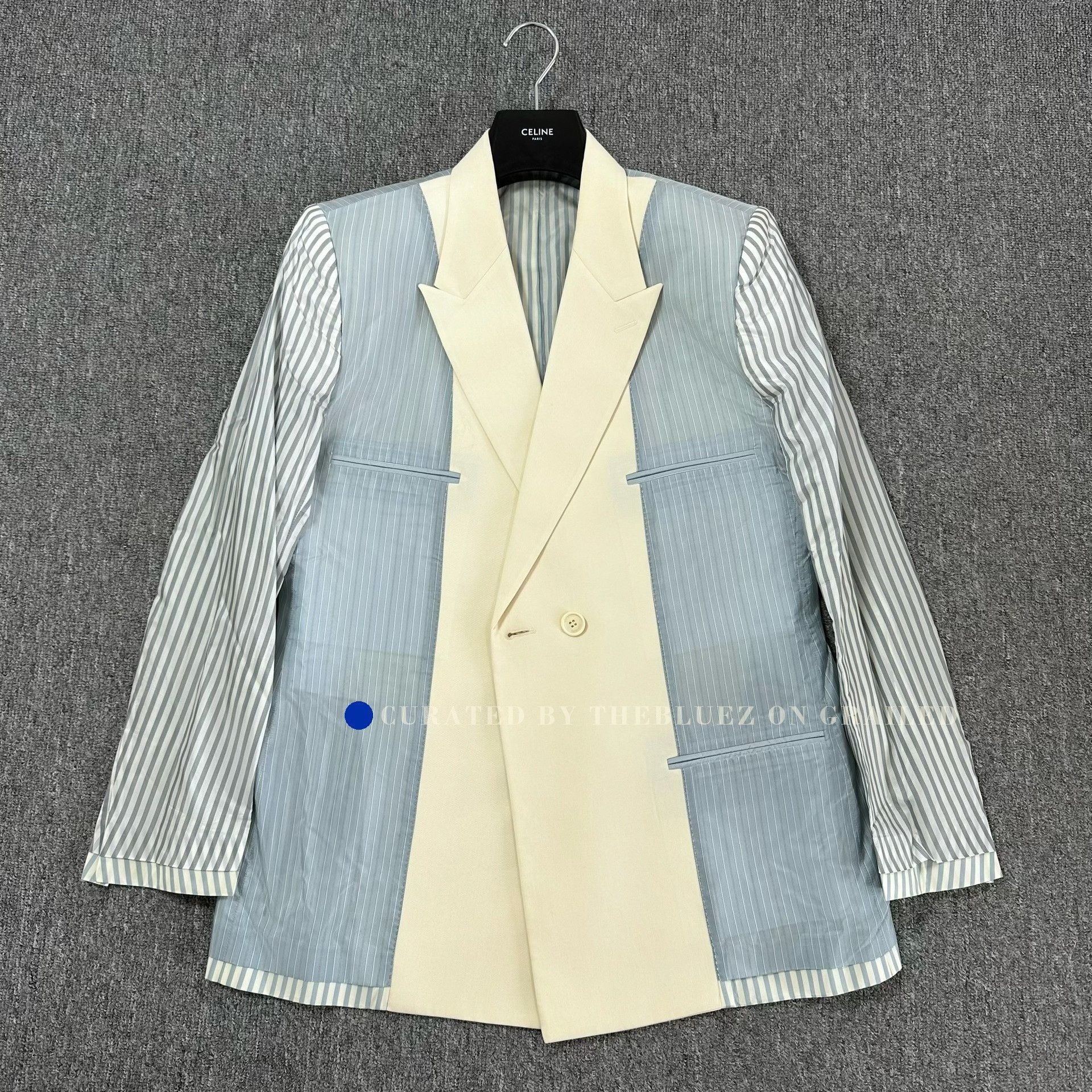 Kim Jones Dior Men 19SS Runway Striped Blazer Size US M / EU 48-50 / 2 - 1 Thumbnail