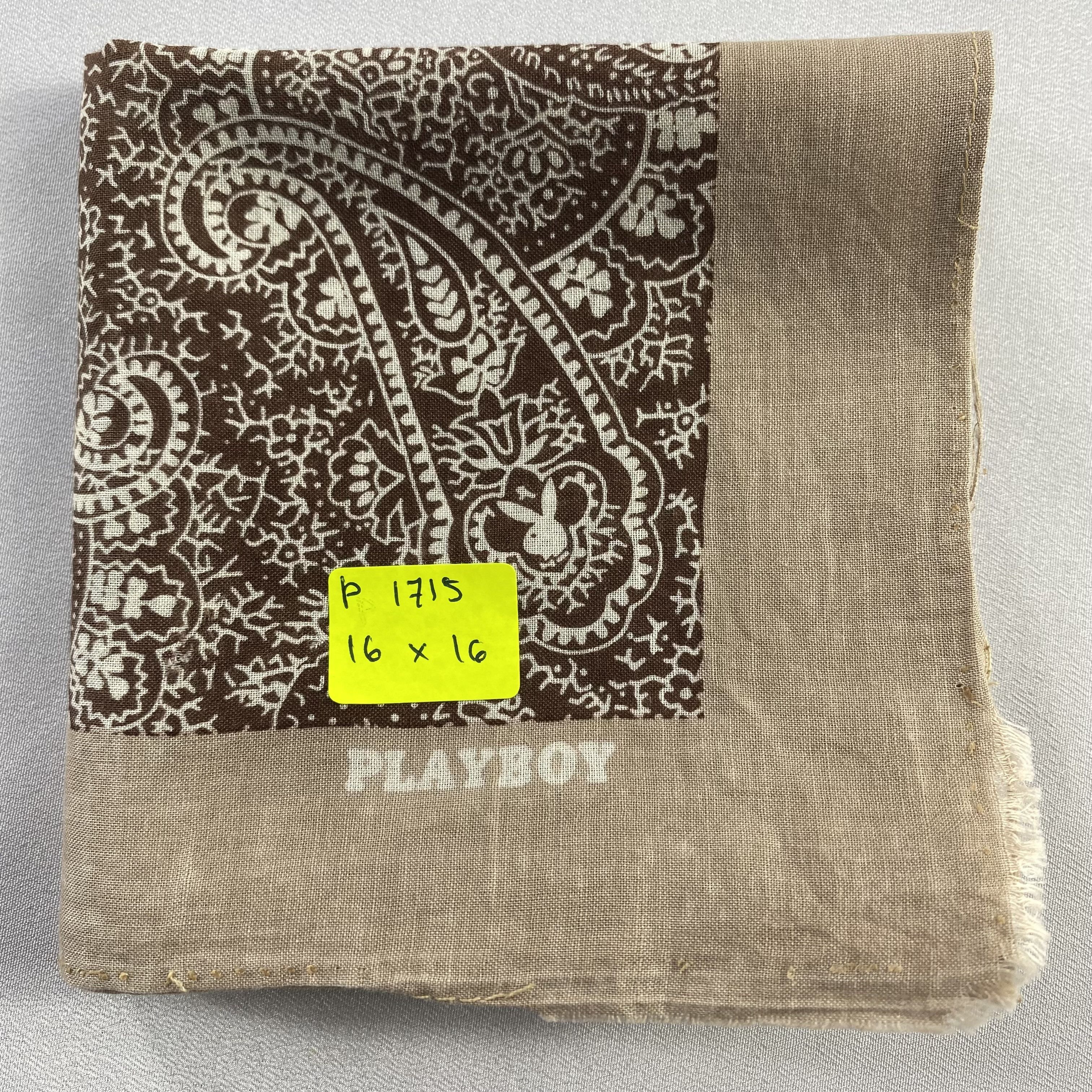 Playboy × Vintage Playboy Bandana/ Handkerchief / Neckerchief-P1715 Size ONE SIZE - 6 Thumbnail