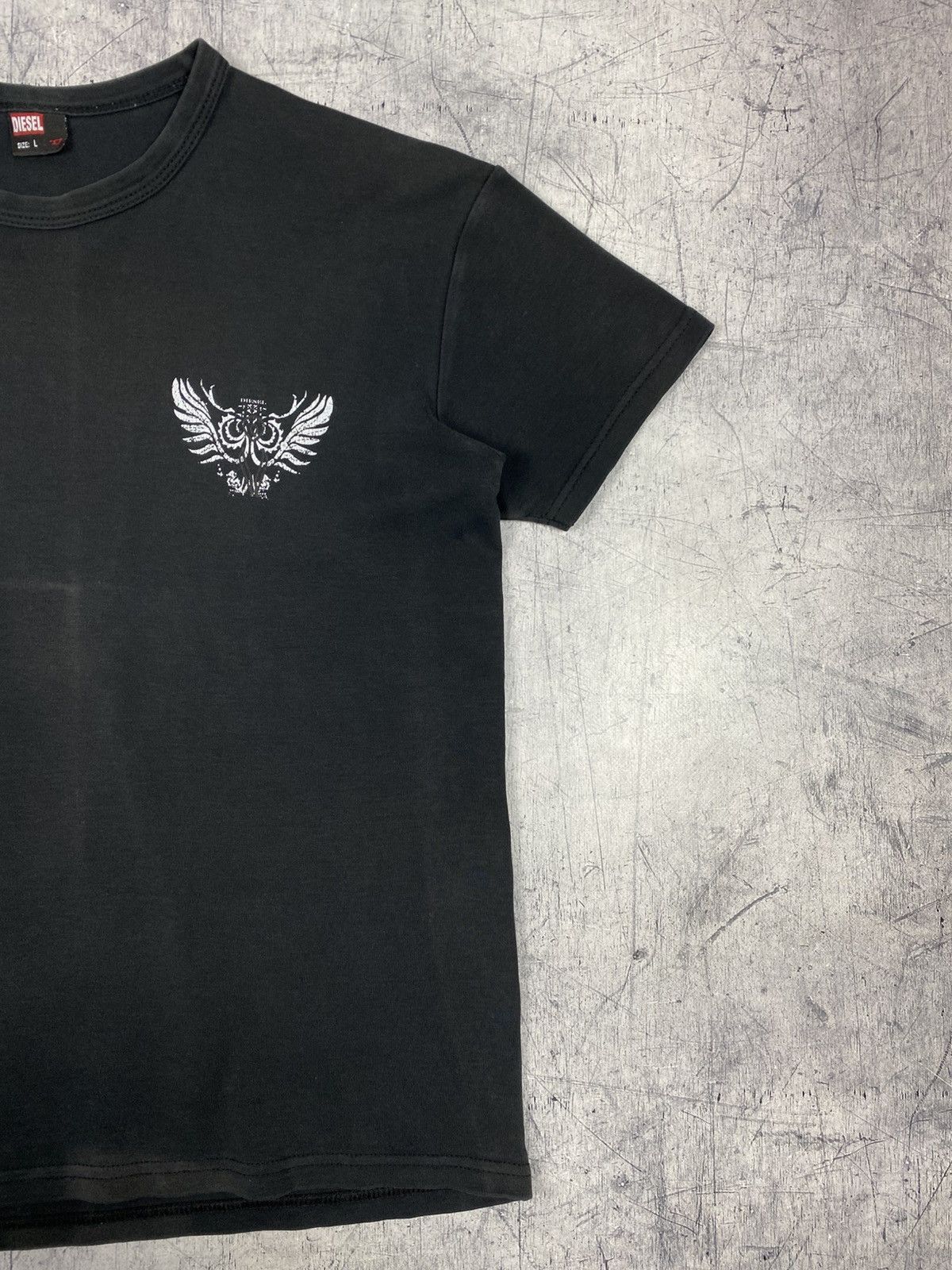 Diesel Vintage Diesel Archival Graphic Wing T-Shirt Faded Black Size US L / EU 52-54 / 3 - 16 Thumbnail
