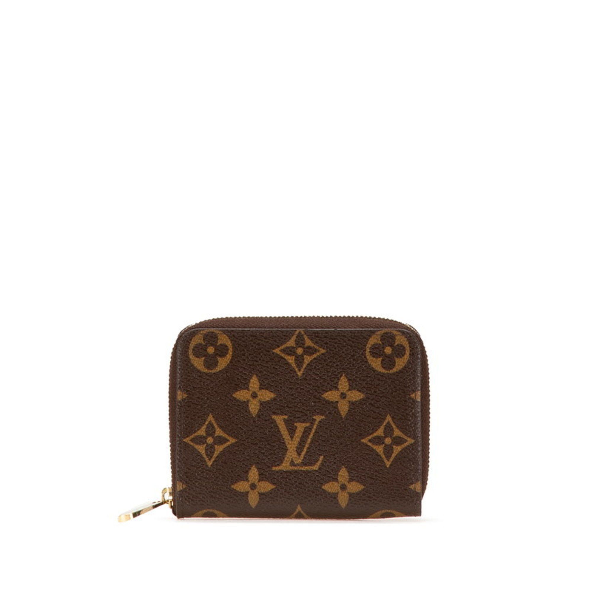 Louis Vuitton Louis Vuitton Monogram Zippy Coin Purse Case M60067 Brown PVC Leather Women's LOUIS VUITTON Size ONE SIZE - 1 Thumbnail