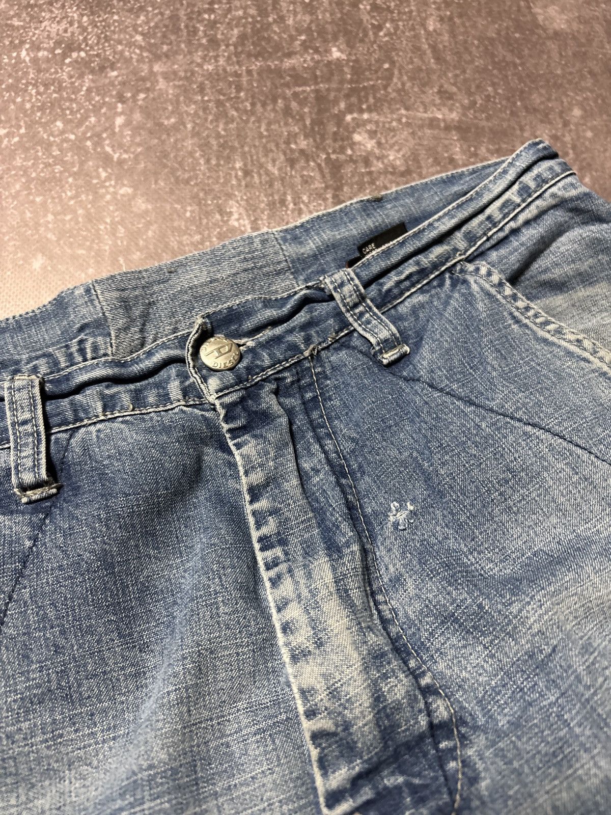 Diesel Grunge Diesel vintage jeans y2k distressed Size US 27 - 8 Thumbnail