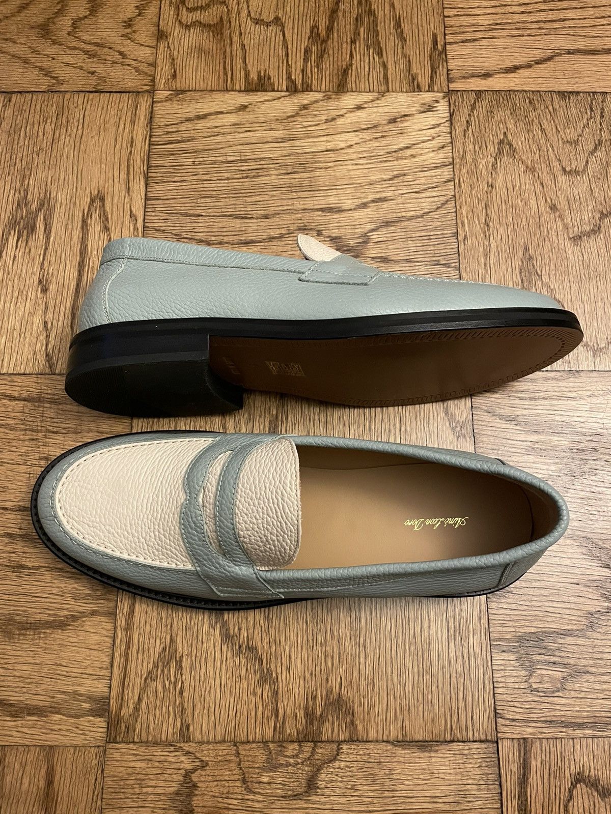 Aime Leon Dore Aime Leon Dore Penny Loafer - Size 11 - Blue/White Size US 11 / EU 44 - 4 Thumbnail