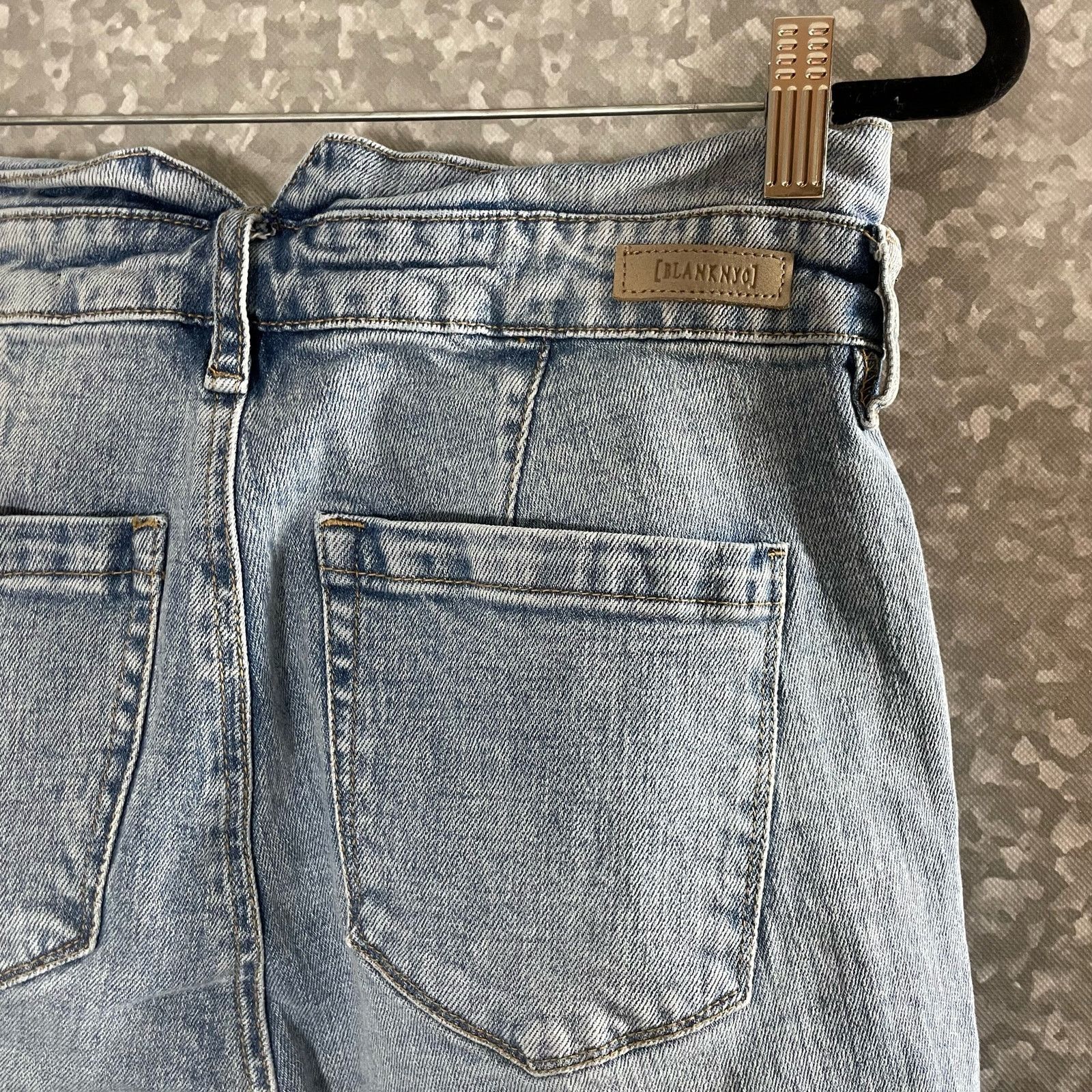 BLANKNYC Blank NYC Light Wash Retro Style Skinny Leg Yoke Jeans - 30 Size 30" / US 8 / IT 44 - 6 Thumbnail