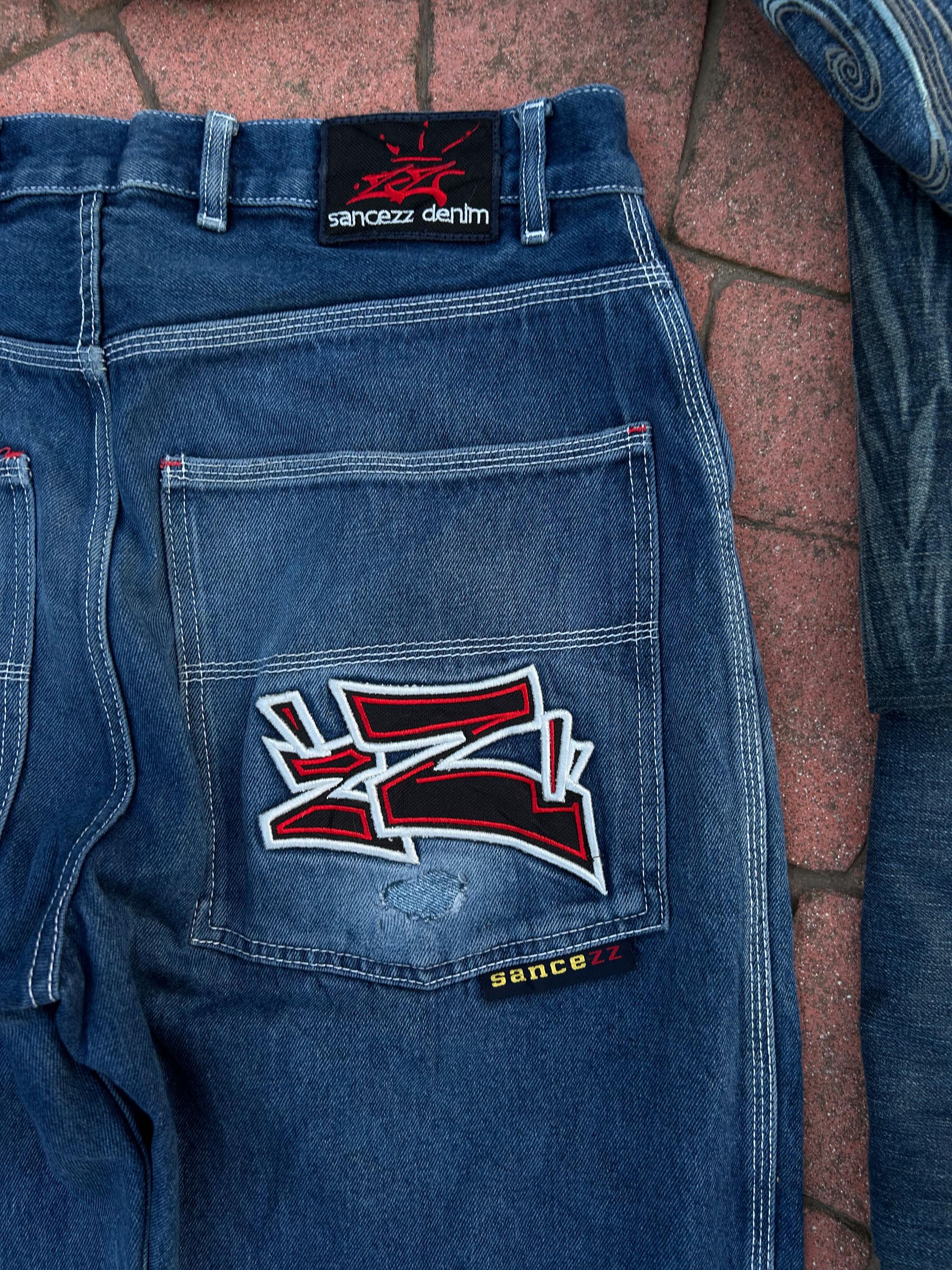 Vintage Sancezz Hip-Hop Jeans Size US 32 / EU 48 - 5 Thumbnail