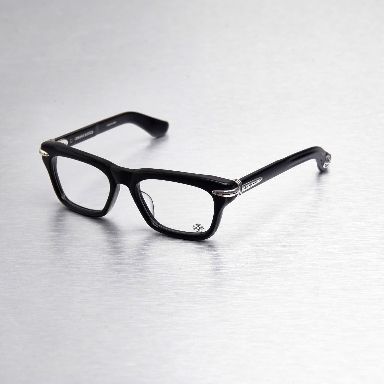 Chrome Hearts CHROME HEARTS TRYPOLEAGAIN BLACK GLASSES Size ONE SIZE - 1 Thumbnail
