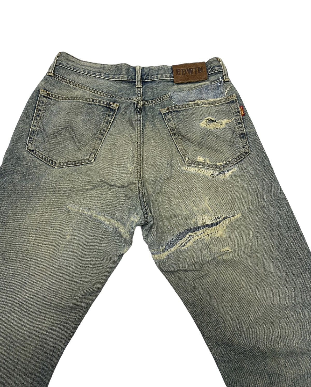 Other BAGGY JEANS EDWIN DISTRESSED DENIM JEANS Size US 32 / EU 48 - 6 Thumbnail